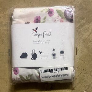 Copper Pearl Floral Multi-use Cover